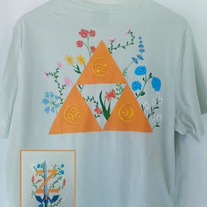 T-shirt Zelda fleuri